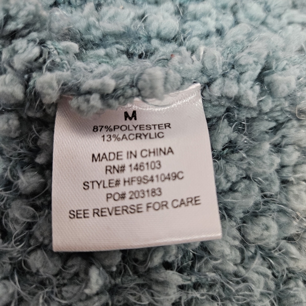 Hippie Rose Colorblock Popcorn Knit Cardigan Sweater Size Medium Women's J33 - Picture 7 of 9